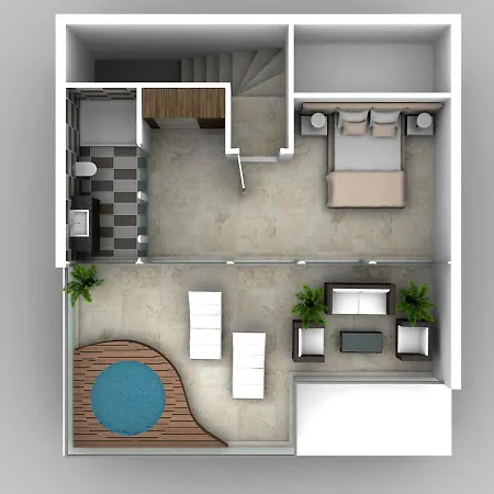 Sleeps 8 Pool Air Con Wifi Kalkan